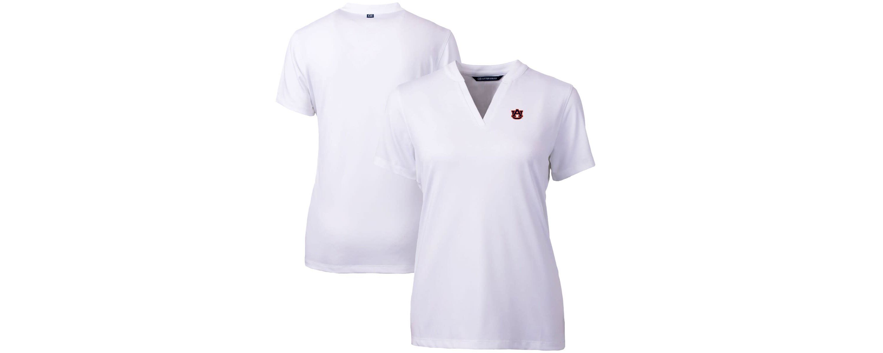 NCAA Auburn Tigers Forge Blade V-Neck Top
