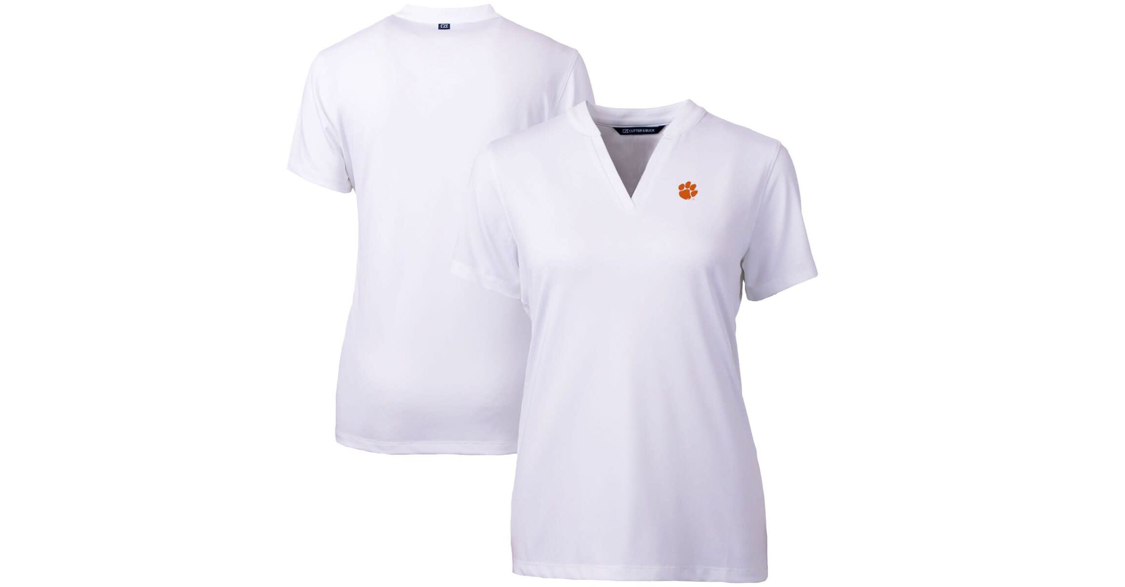 NCAA Clemson Tigers Forge Blade V-Neck Top