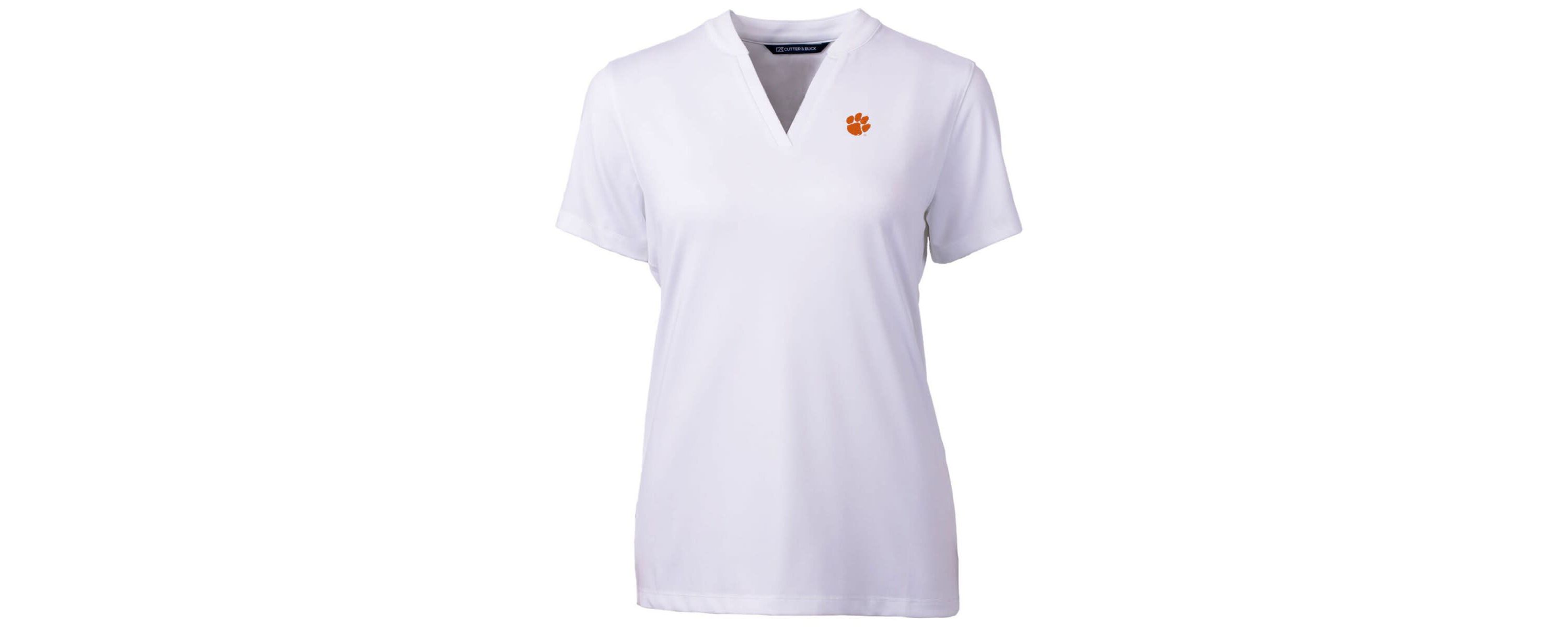 NCAA Clemson Tigers Forge Blade V-Neck Top