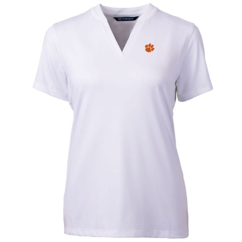 NCAA Clemson Tigers Forge Blade V-Neck Top