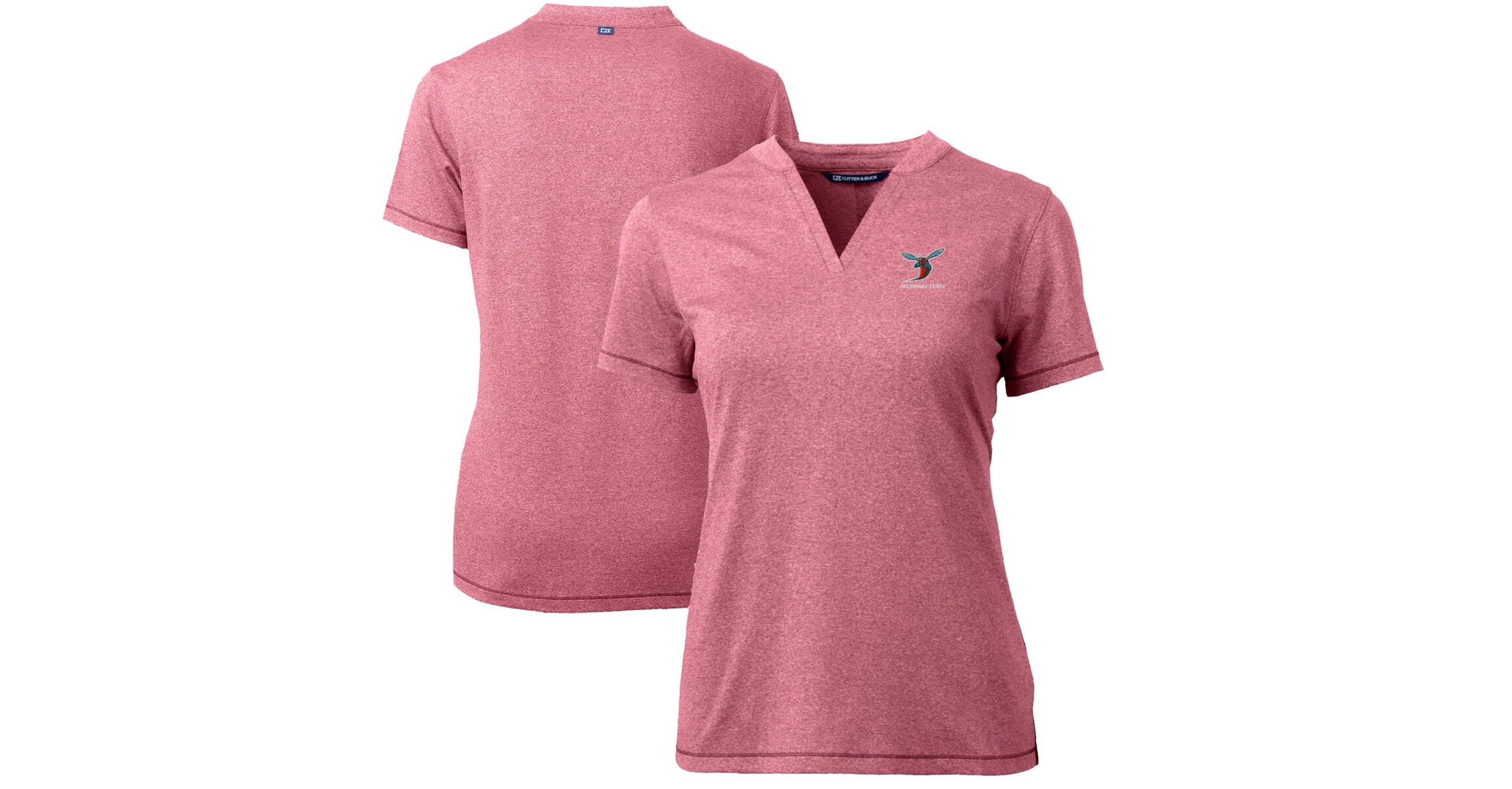 NCAA Delaware State Hornets Forge Blade V-Neck Top