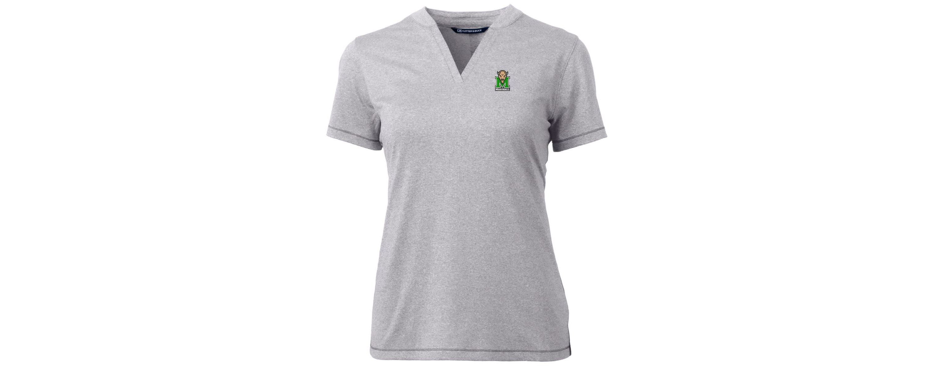 NCAA Marshall Thundering Herd Forge Blade V-Neck Top