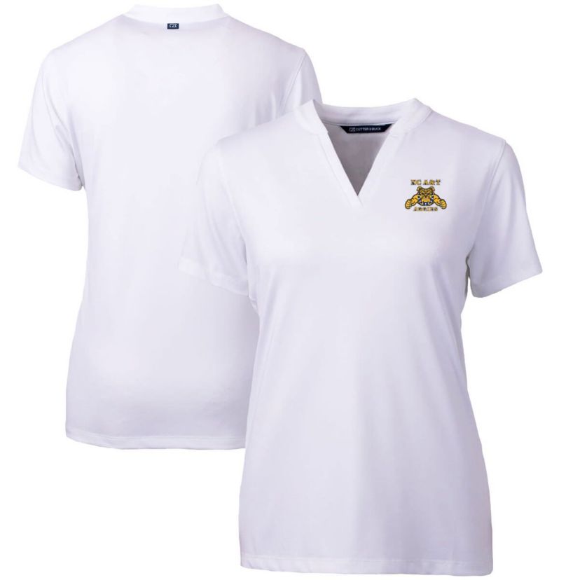 NC A&T Aggies NCAA North Carolina A&T Aggies Forge Blade V-Neck Top