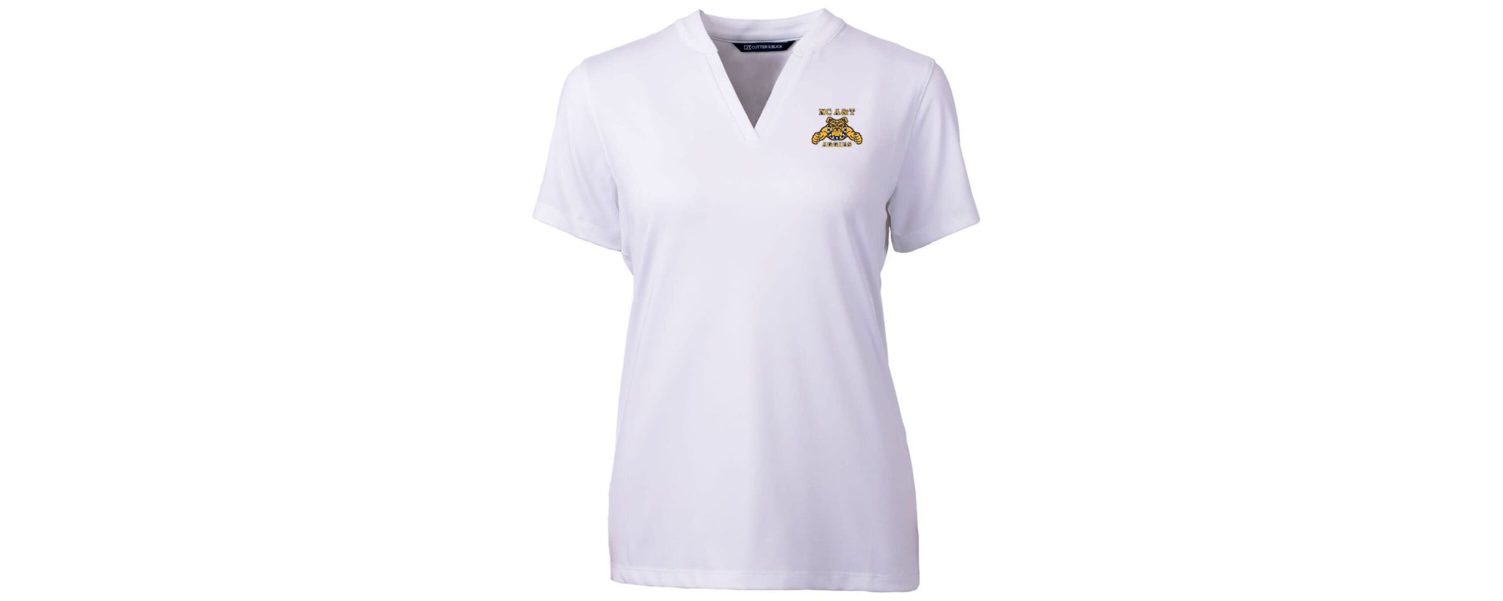 NC A&T Aggies NCAA North Carolina A&T Aggies Forge Blade V-Neck Top