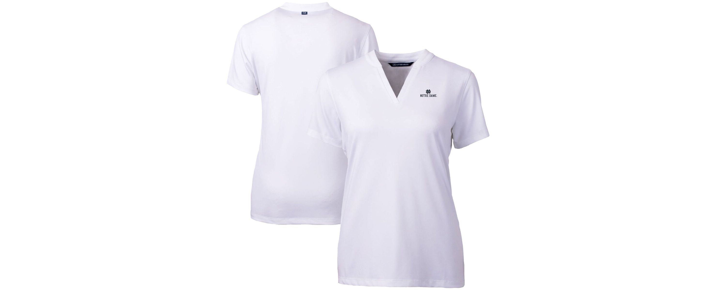 NCAA Notre Dame Fighting Irish Forge Blade V-Neck Top