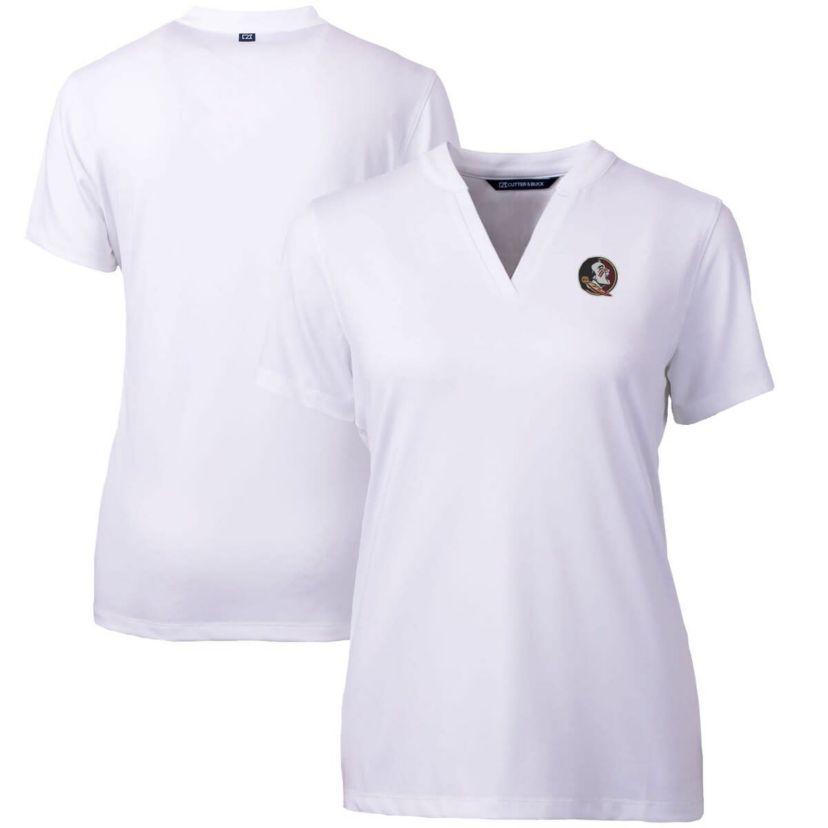 NCAA Florida State Seminoles Forge Blade V-Neck Top