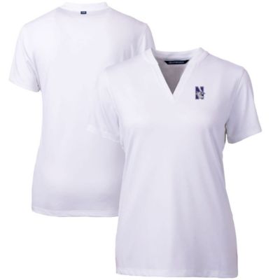 NCAA Northwestern Wildcats Forge Blade V-Neck Top