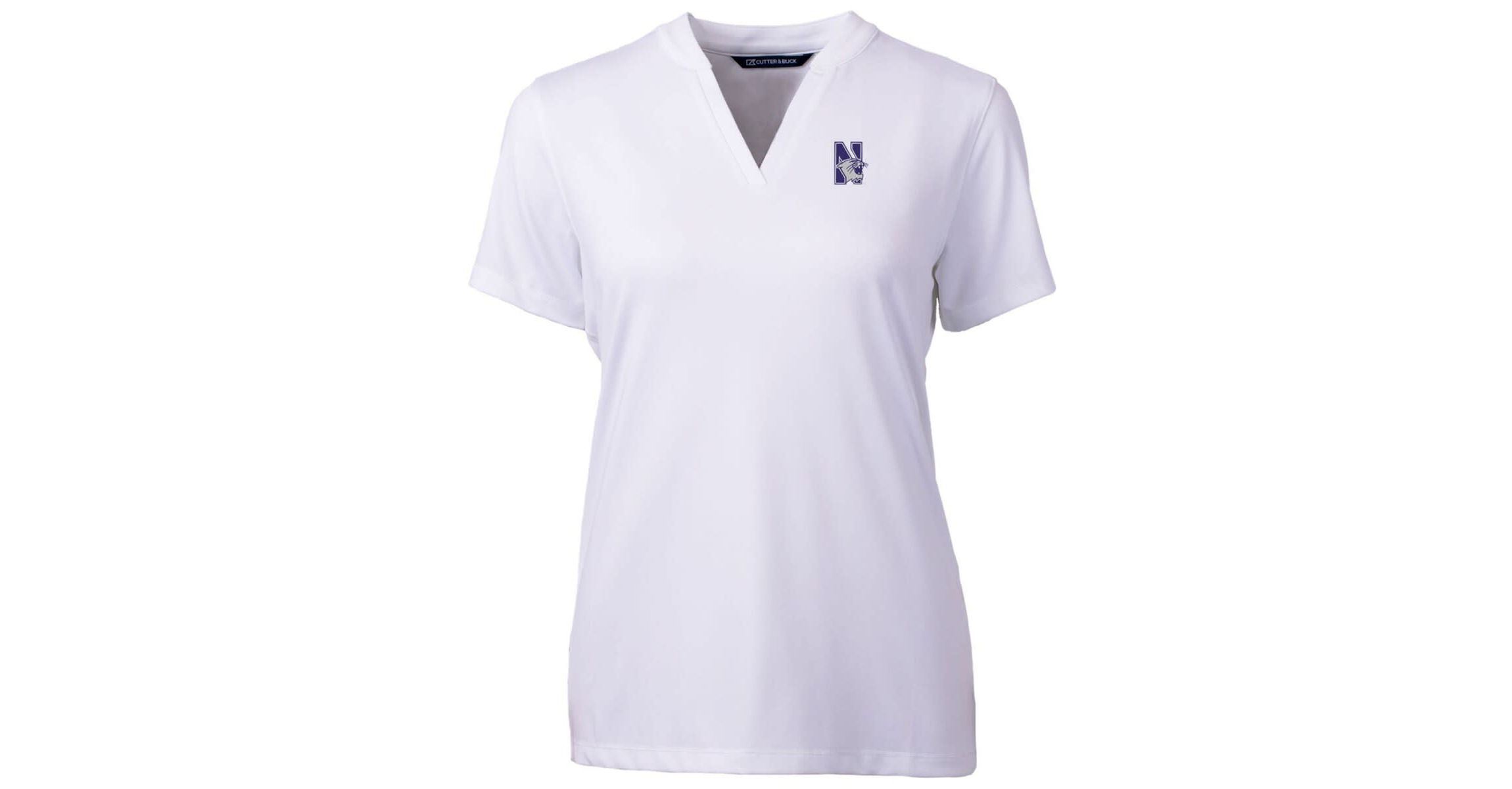NCAA Northwestern Wildcats Forge Blade V-Neck Top