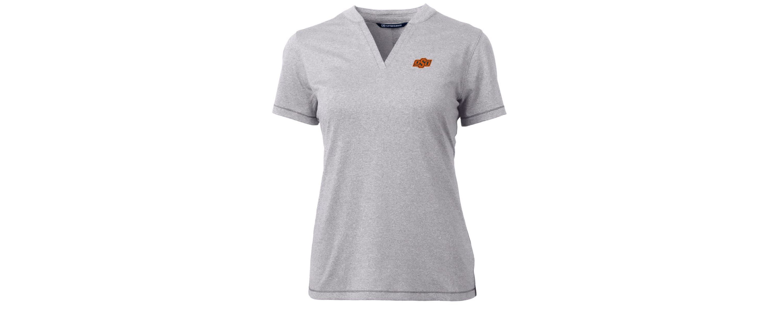 NCAA Oklahoma State Cowboys Forge Blade V-Neck Top