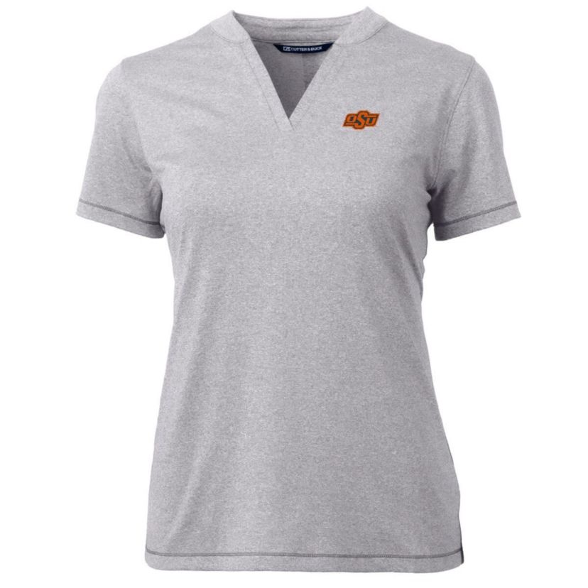 NCAA Oklahoma State Cowboys Forge Blade V-Neck Top