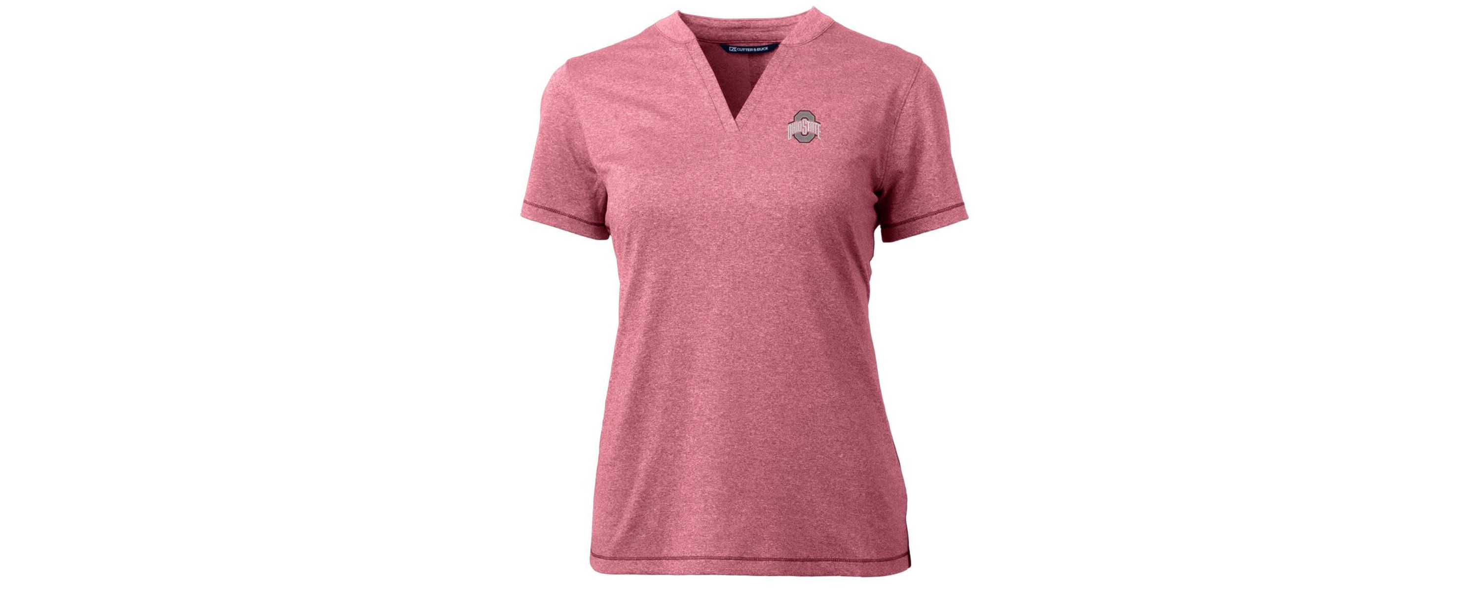 NCAA Ohio State Buckeyes Forge Blade V-Neck Top