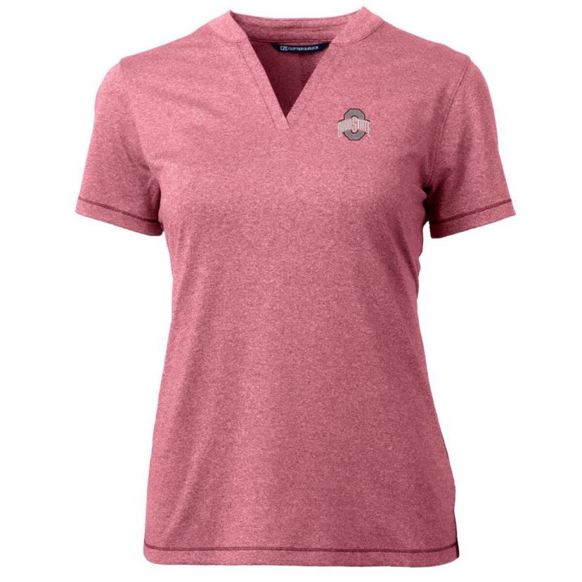 NCAA Ohio State Buckeyes Forge Blade V-Neck Top
