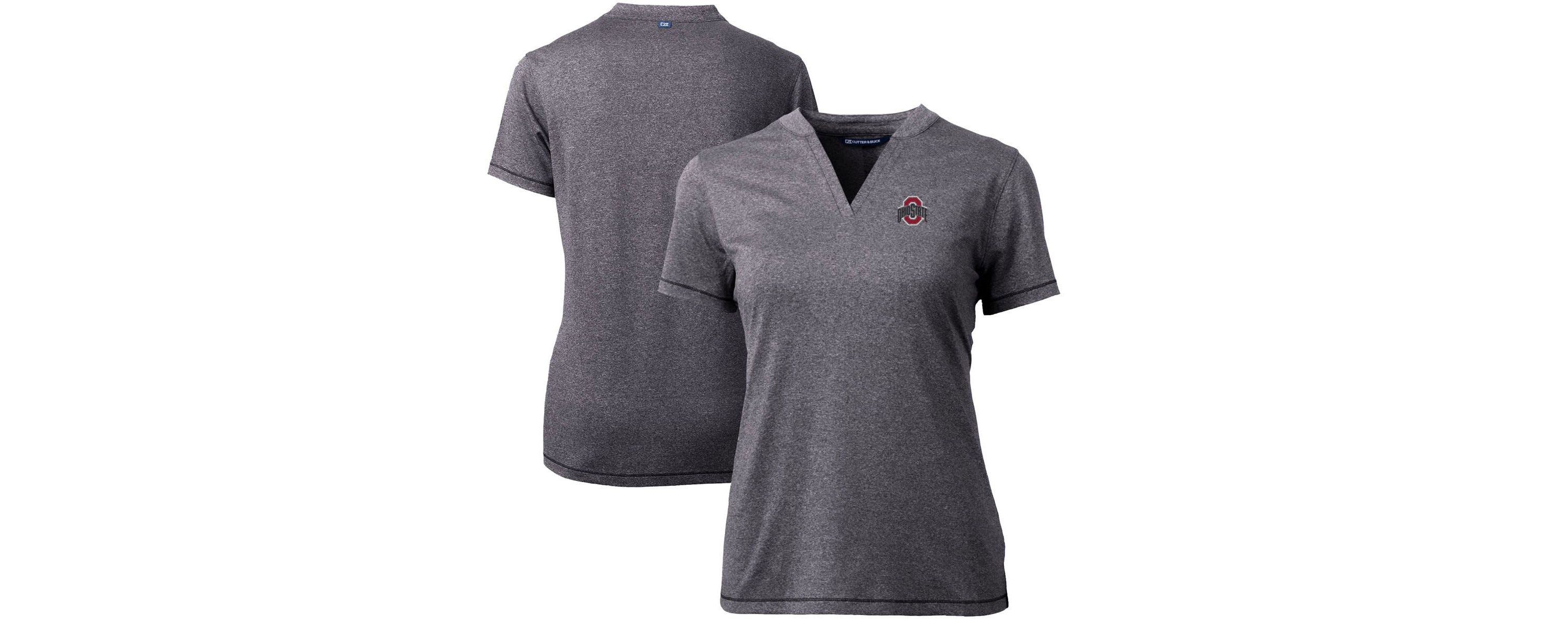 NCAA Ohio State Buckeyes Forge Blade V-Neck Top