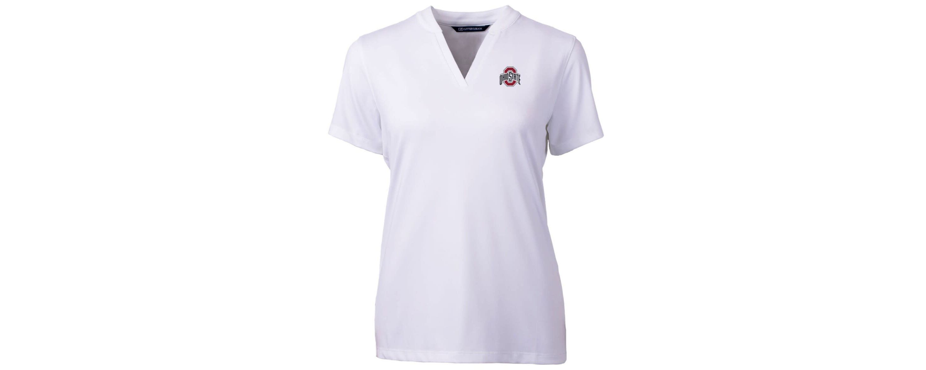 NCAA Ohio State Buckeyes Forge Blade V-Neck Top