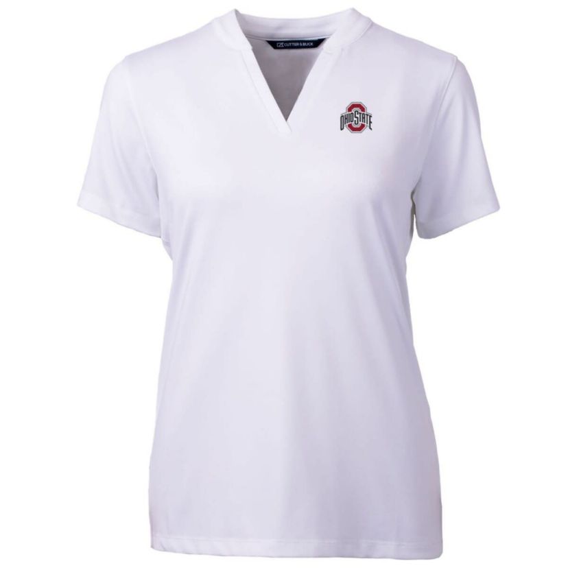 NCAA Ohio State Buckeyes Forge Blade V-Neck Top