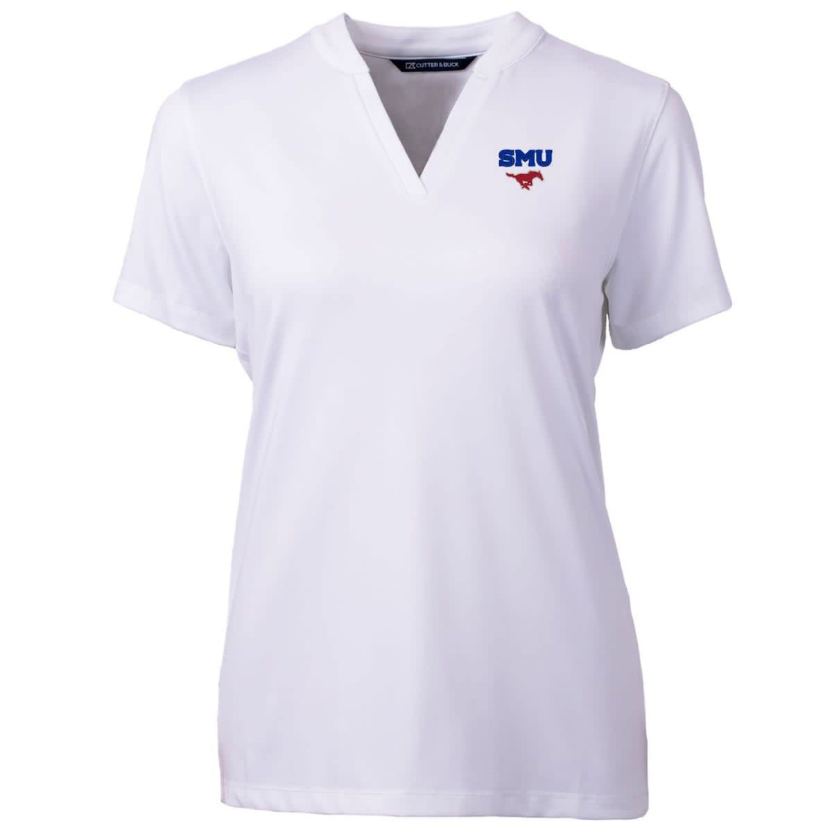 NCAA SMU Mustangs Forge Blade V-Neck Top