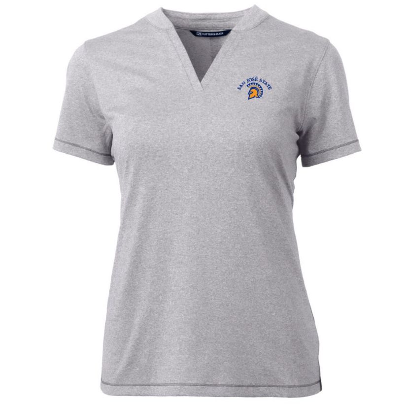 NCAA San Jose State Spartans Forge Blade V-Neck Top