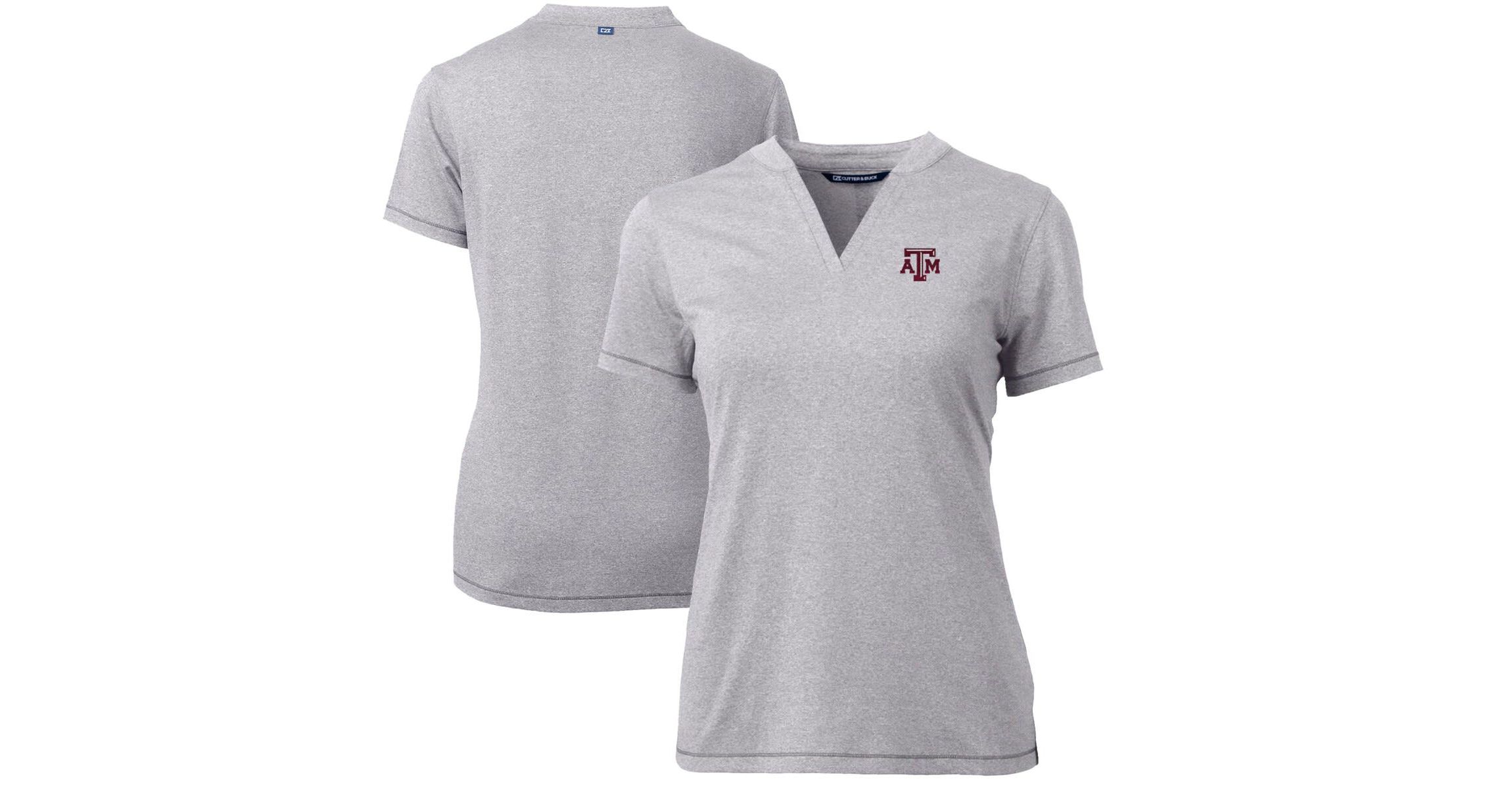 NCAA Texas A&M Aggies Forge Blade V-Neck Top