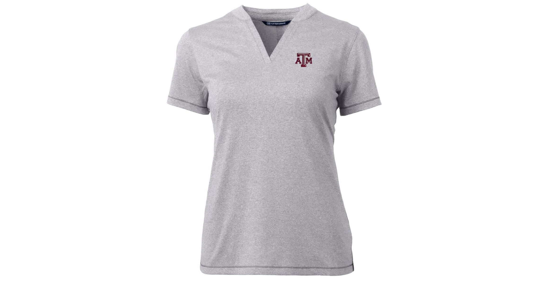 NCAA Texas A&M Aggies Forge Blade V-Neck Top