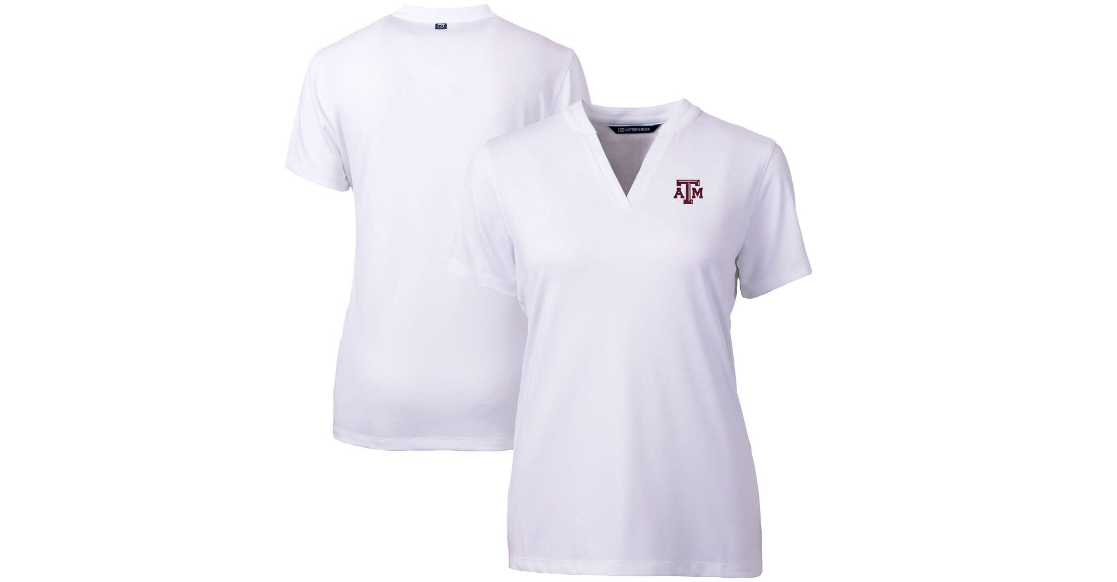 NCAA Texas A&M Aggies Forge Blade V-Neck Top