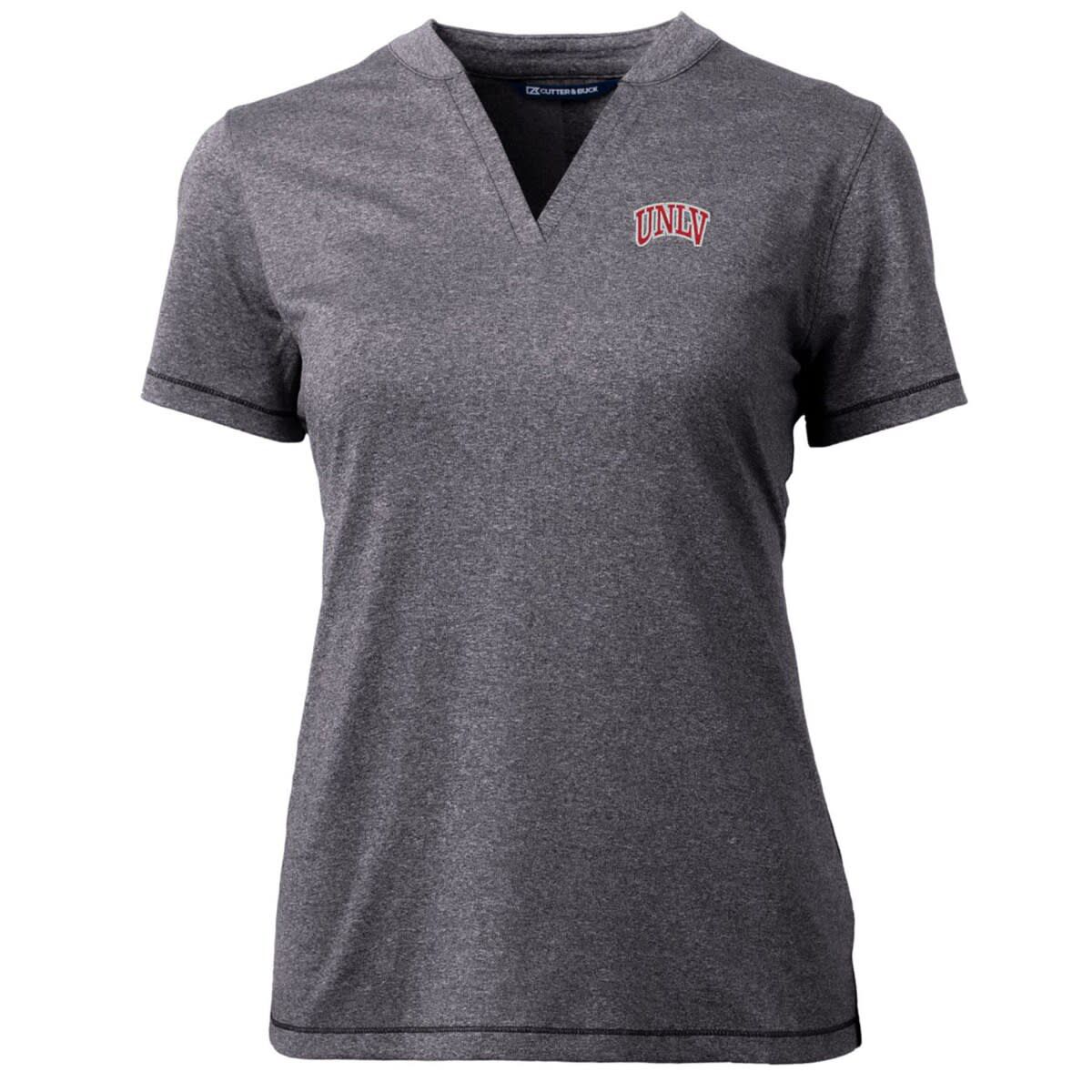 NCAA Heather UNLV Rebels Forge Blade V-Neck Top