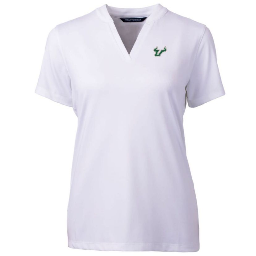 NCAA South Florida Bulls Forge Blade V-Neck Top