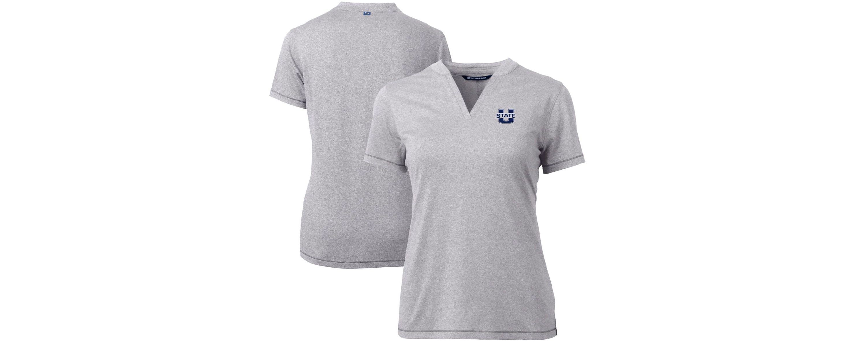 NCAA Utah State Aggies Forge Blade V-Neck Top