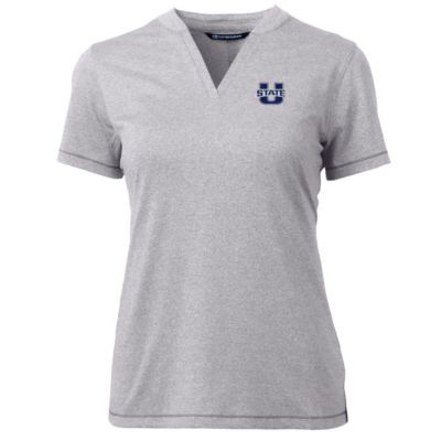 NCAA Utah State Aggies Forge Blade V-Neck Top