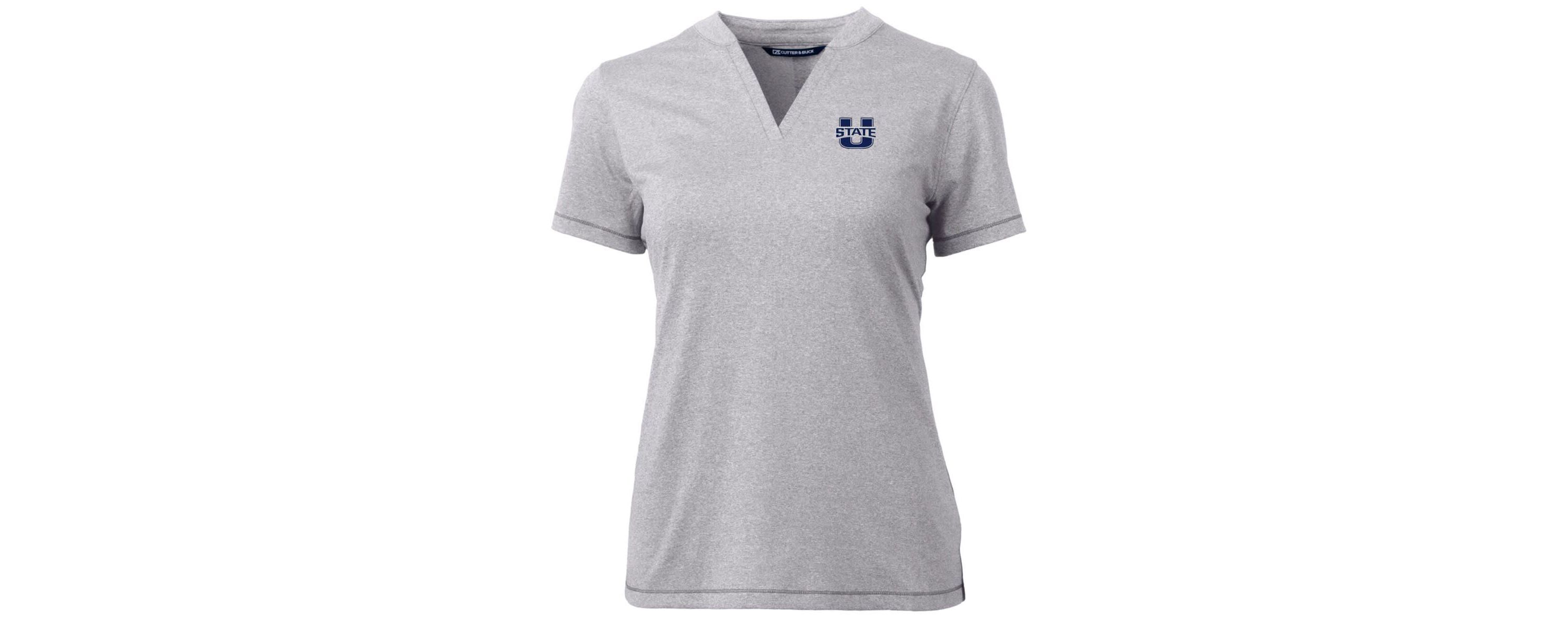 NCAA Utah State Aggies Forge Blade V-Neck Top