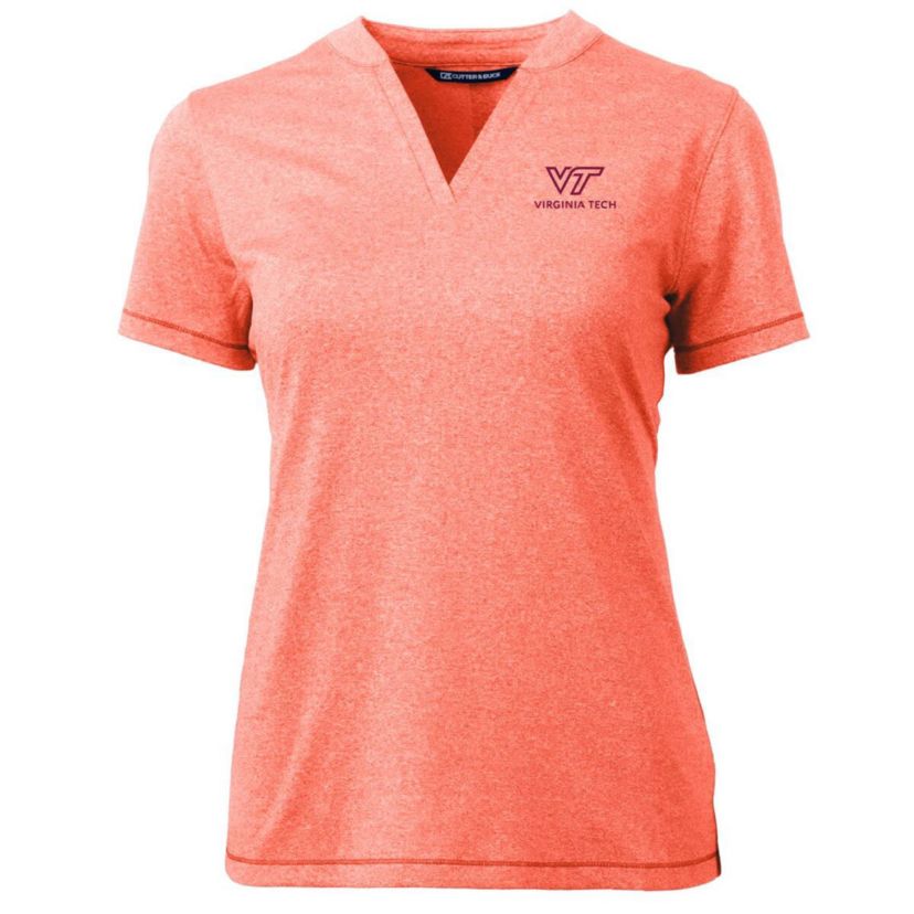 NCAA Virginia Tech Hokies Forge Blade V-Neck Top