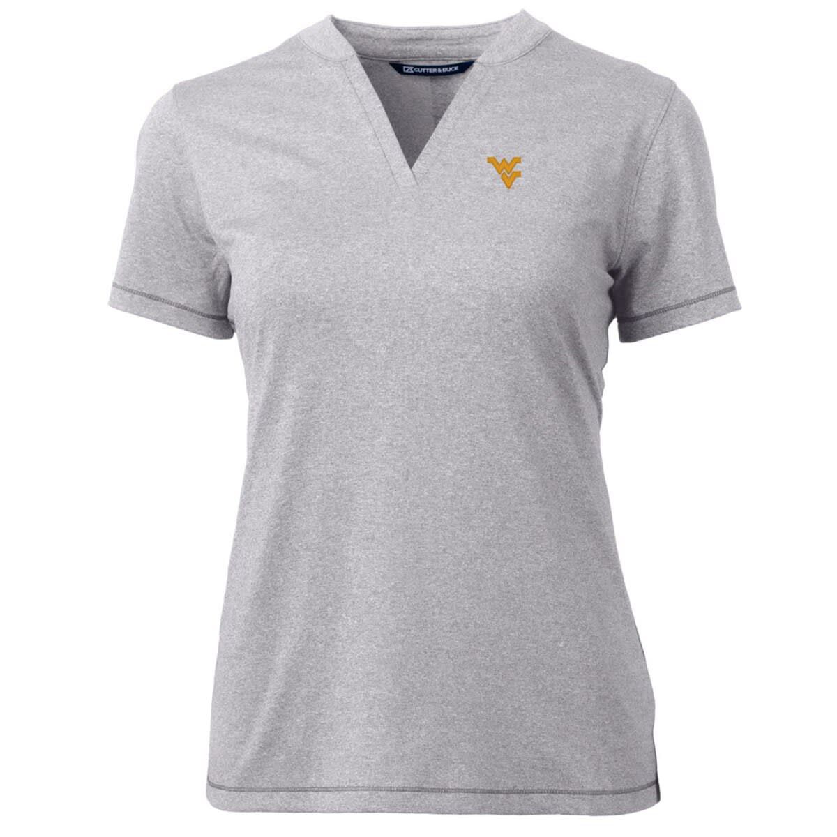 NCAA West Virginia Mountaineers Forge Blade V-Neck Top