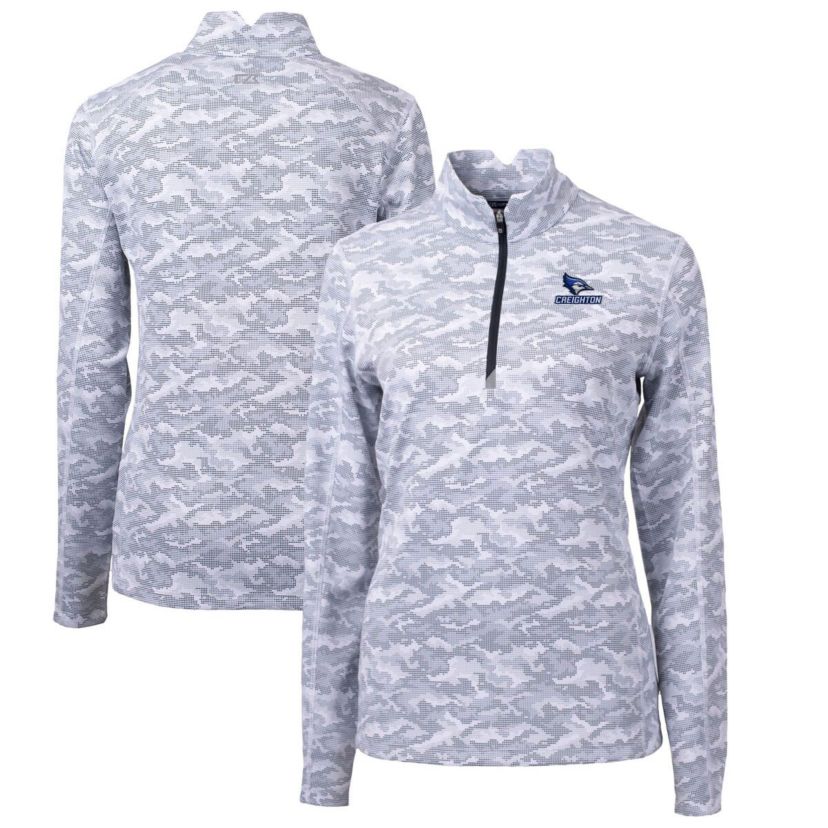 Creighton University Bluejays NCAA Creighton Bluejays Traverse Quarter-Zip Pullover Top