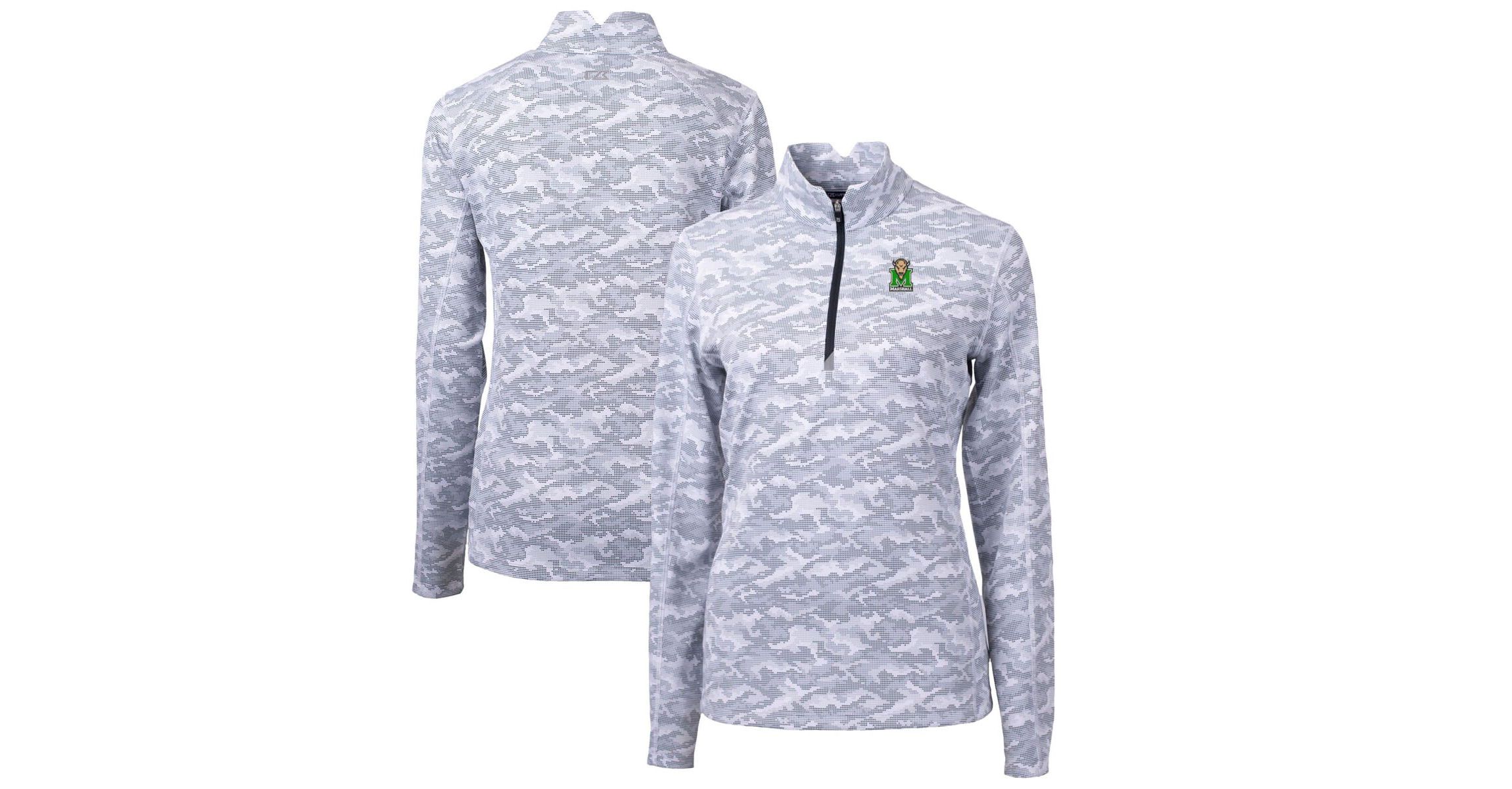 NCAA Marshall Thundering Herd Traverse Quarter-Zip Pullover Top