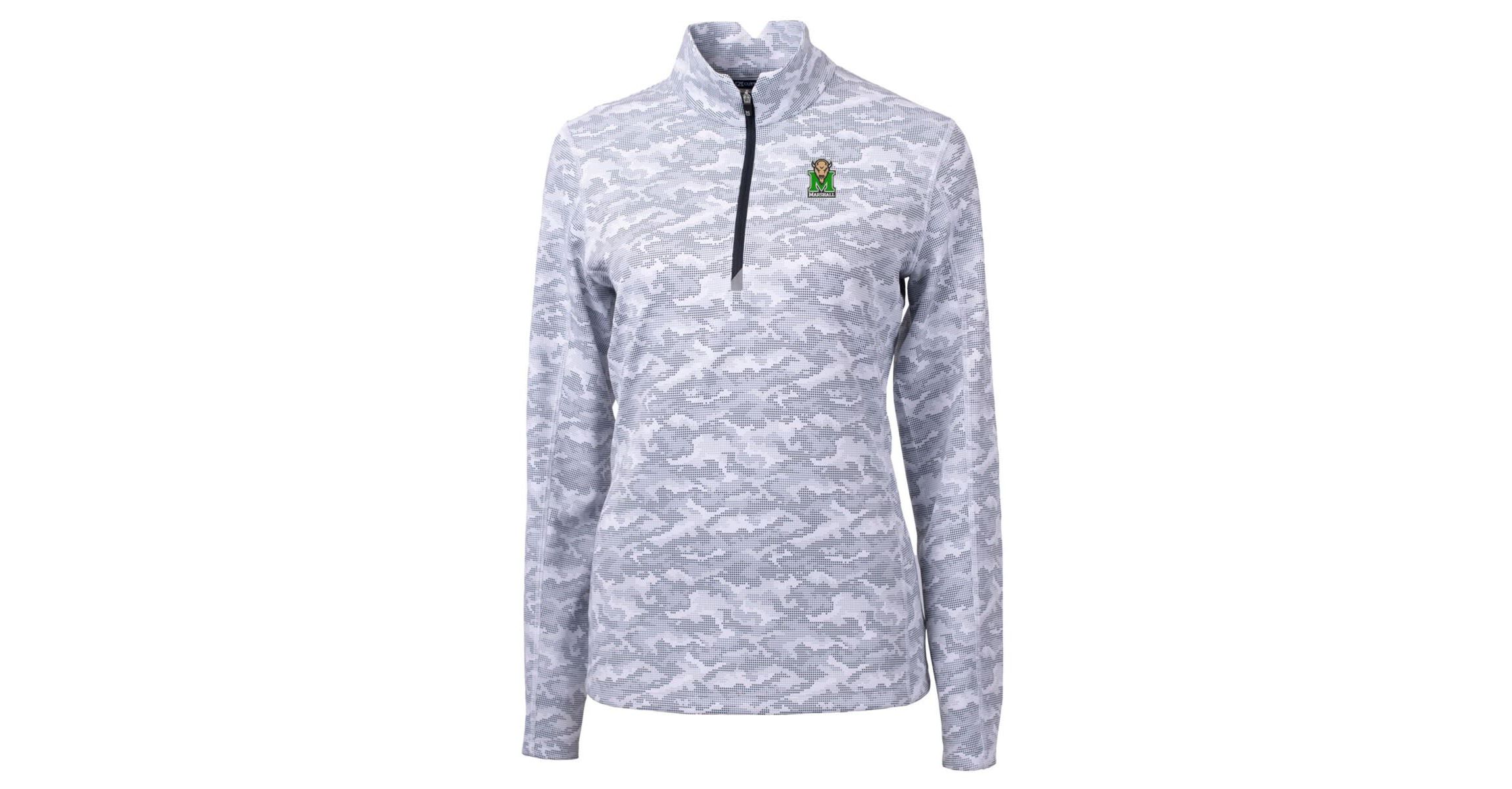 NCAA Marshall Thundering Herd Traverse Quarter-Zip Pullover Top