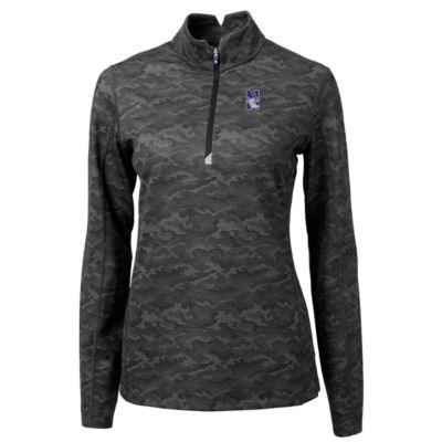 NCAA Northwestern Wildcats Traverse Quarter-Zip Pullover Top