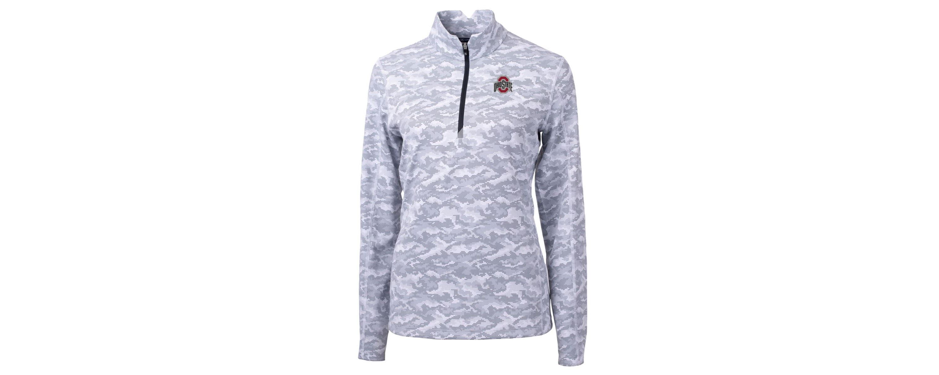 NCAA Ohio State Buckeyes Traverse Quarter-Zip Pullover Top