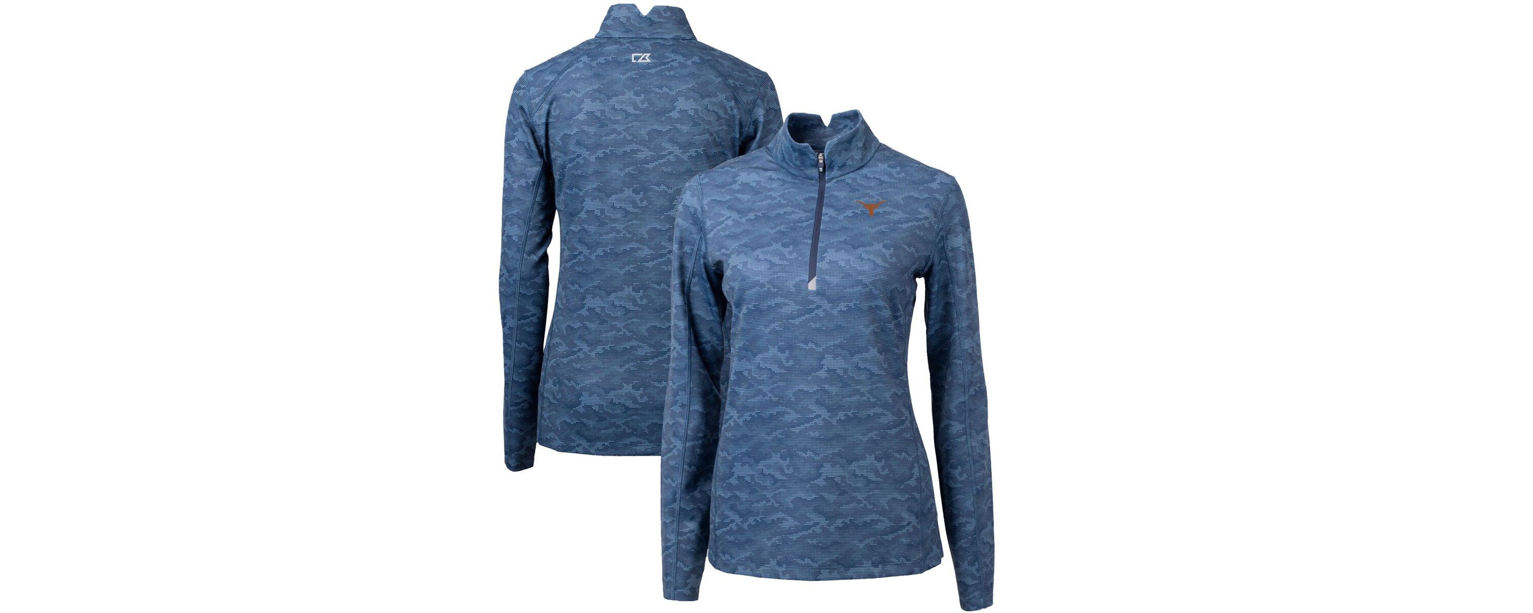 NCAA Texas Longhorns Traverse Quarter-Zip Pullover Top