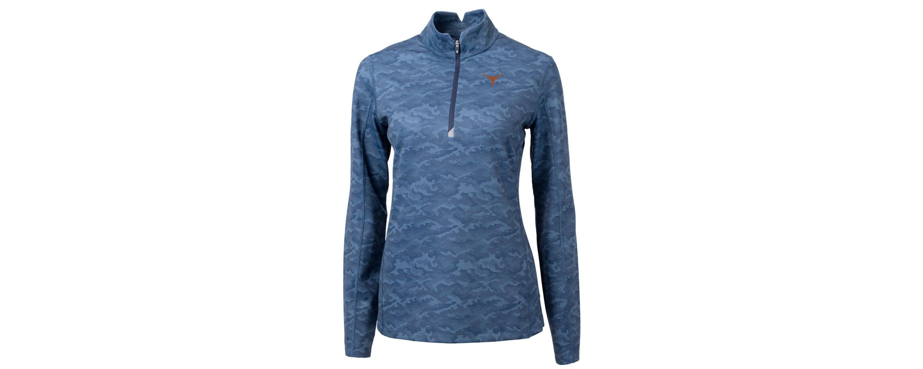 NCAA Texas Longhorns Traverse Quarter-Zip Pullover Top