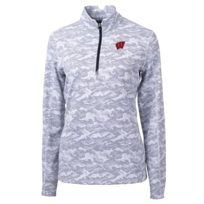 NCAA Wisconsin Badgers Traverse Quarter-Zip Pullover Top