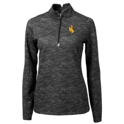 NCAA Wyoming Cowboys Traverse Quarter-Zip Pullover Top