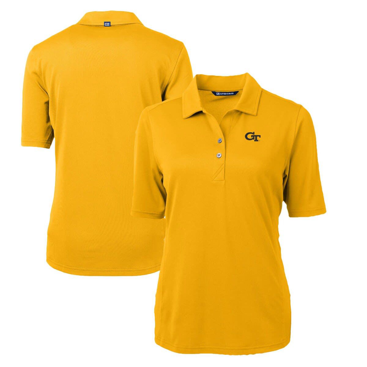 Georgia Tech Yellow Jackets NCAA Georgia Tech Jackets Virtue Eco Pique Recycled Polo