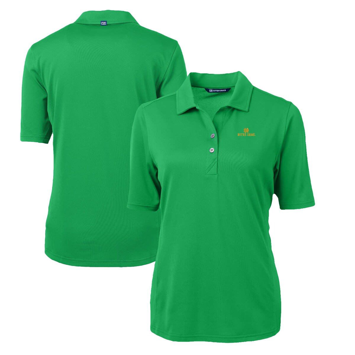 NCAA Kelly Notre Dame Fighting Irish Virtue Eco Pique Recycled Polo