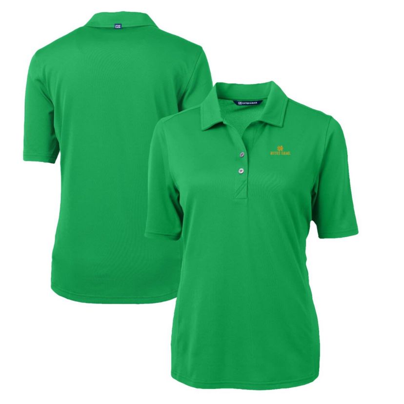 NCAA Kelly Notre Dame Fighting Irish Virtue Eco Pique Recycled Polo