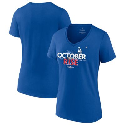 MLB Fanatics Los Angeles Dodgers 2022 season Locker Room V-Neck T-Shirt