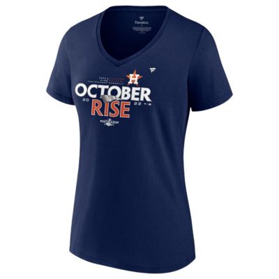 MLB Fanatics Houston Astros 2022 season Locker Room V-Neck T-Shirt