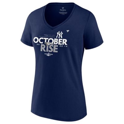 MLB Fanatics New York Yankees 2022 season Locker Room V-Neck T-Shirt