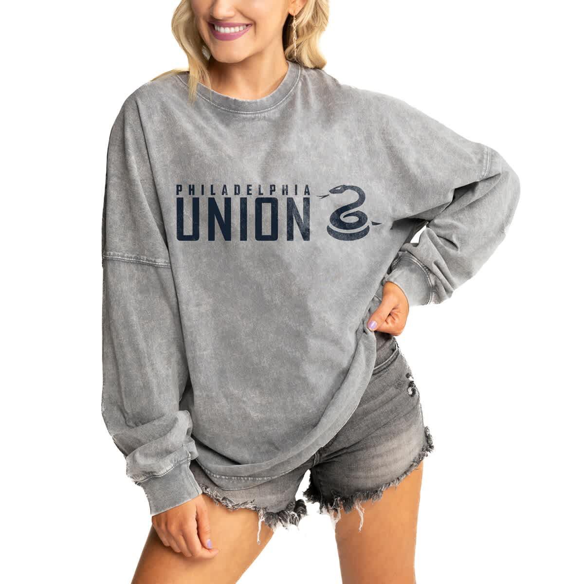 MLS Philadelphia Union Faded Wash Pullover Sweatshirt