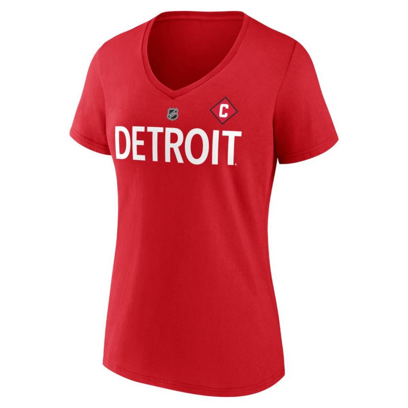 NHL Fanatics Dylan Larkin Detroit Wings Special Edition 2.0 Name & Number V-Neck T-Shirt