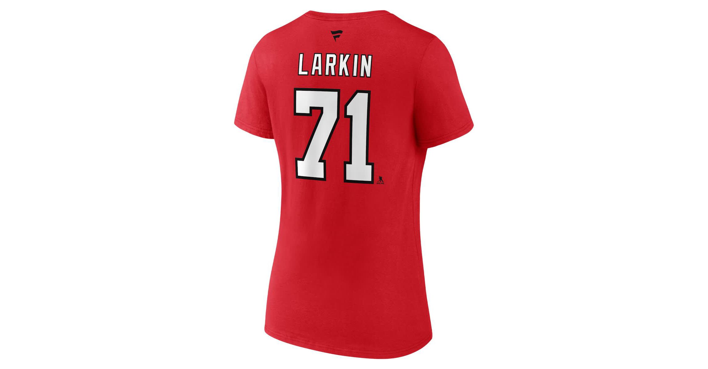 NHL Fanatics Dylan Larkin Detroit Wings Special Edition 2.0 Name & Number V-Neck T-Shirt
