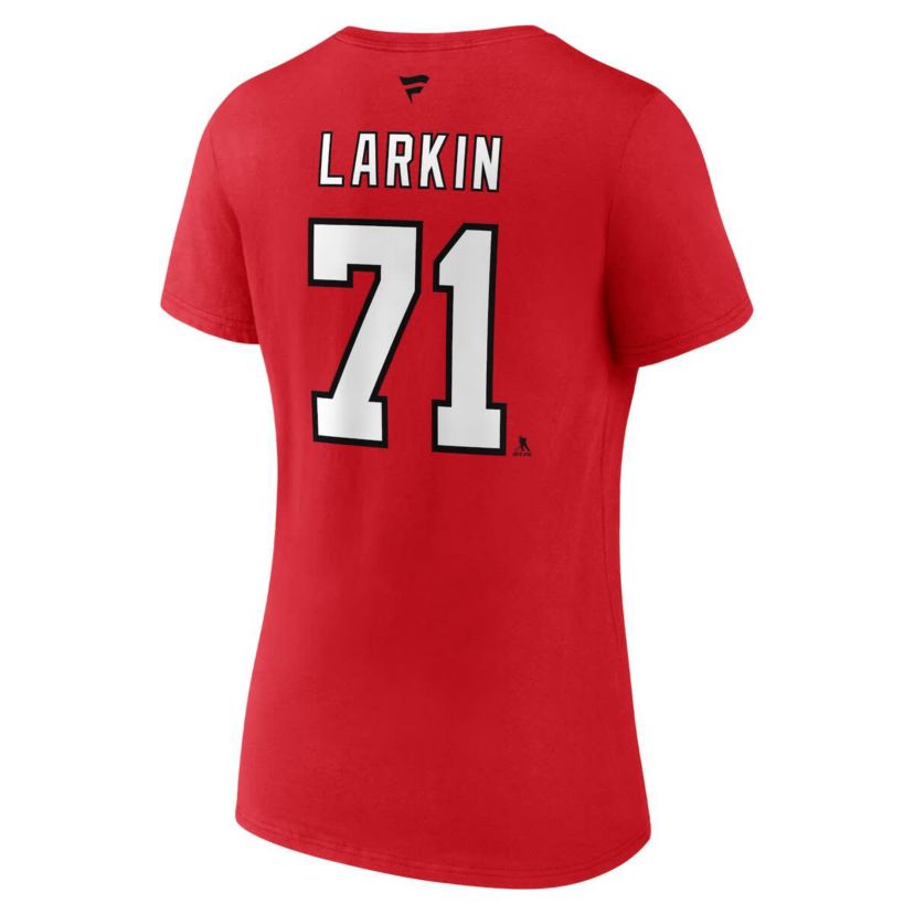 NHL Fanatics Dylan Larkin Detroit Wings Special Edition 2.0 Name & Number V-Neck T-Shirt